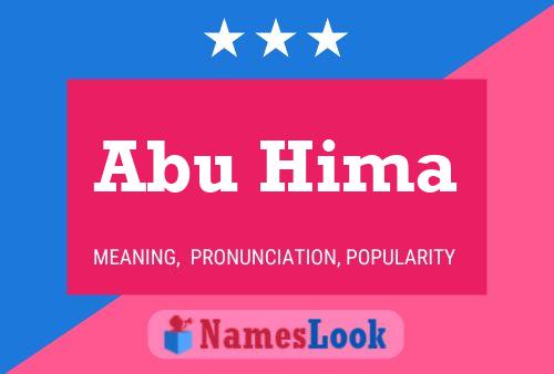 Poster del nome Abu Hima