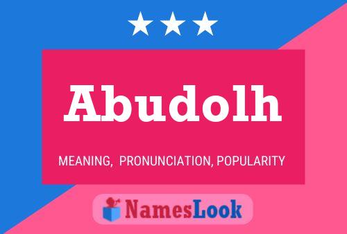 Poster del nome Abudolh