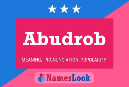 Poster del nome Abudrob