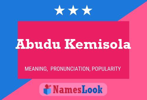 Poster del nome Abudu Kemisola