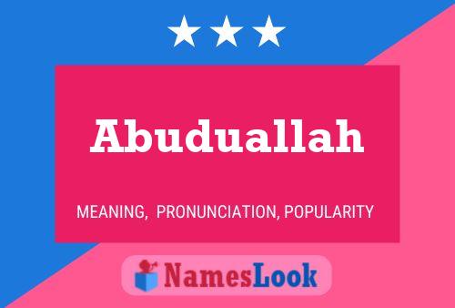 Poster del nome Abuduallah