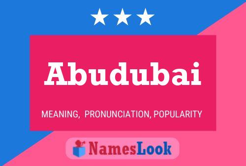 Poster del nome Abudubai