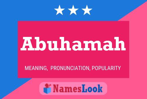 Poster del nome Abuhamah