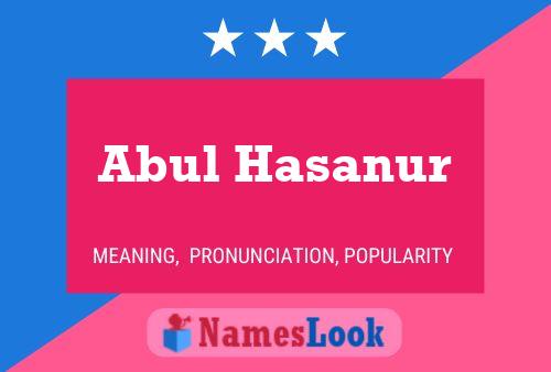 Poster del nome Abul Hasanur