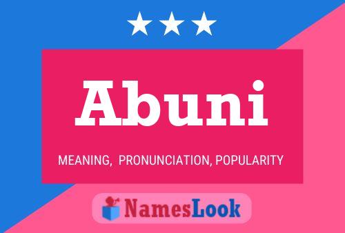 Poster del nome Abuni