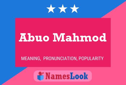 Poster del nome Abuo Mahmod