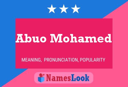 Poster del nome Abuo Mohamed