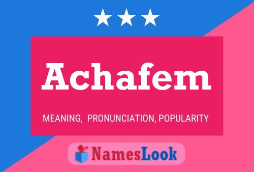 Poster del nome Achafem