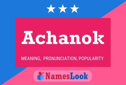 Poster del nome Achanok