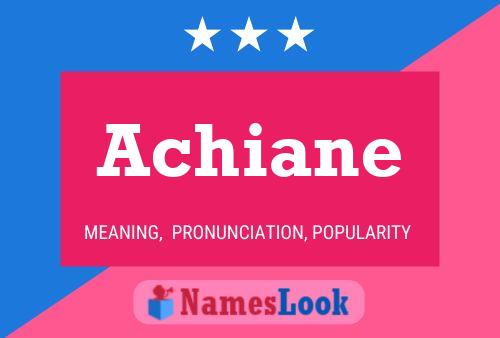 Poster del nome Achiane