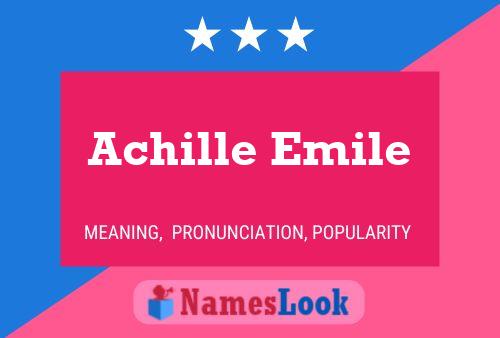 Poster del nome Achille Emile