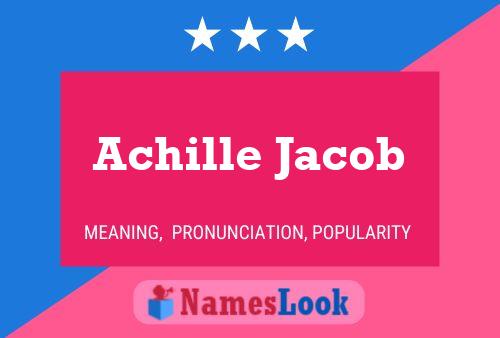 Poster del nome Achille Jacob