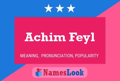 Poster del nome Achim Feyl