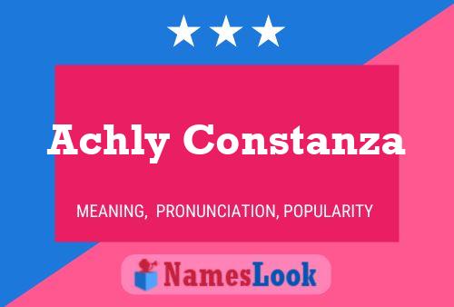 Poster del nome Achly Constanza