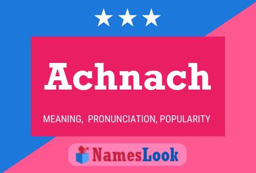 Poster del nome Achnach