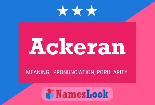 Poster del nome Ackeran