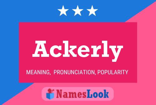 Poster del nome Ackerly