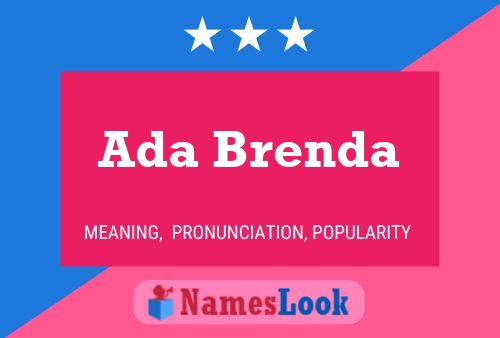 Poster del nome Ada Brenda