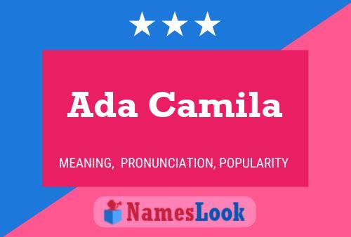 Poster del nome Ada Camila