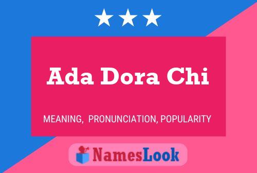 Poster del nome Ada Dora Chi