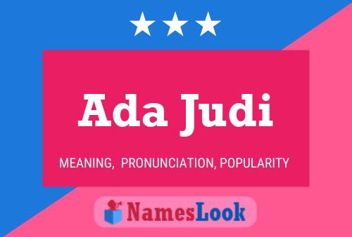 Poster del nome Ada Judi