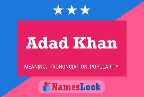 Poster del nome Adad Khan