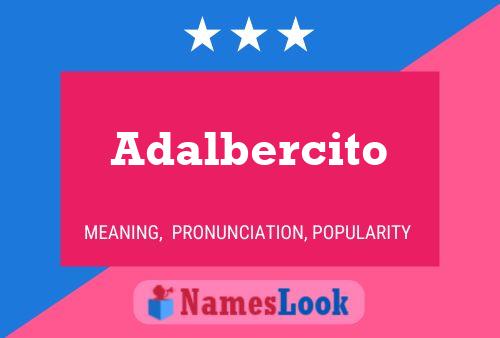 Poster del nome Adalbercito