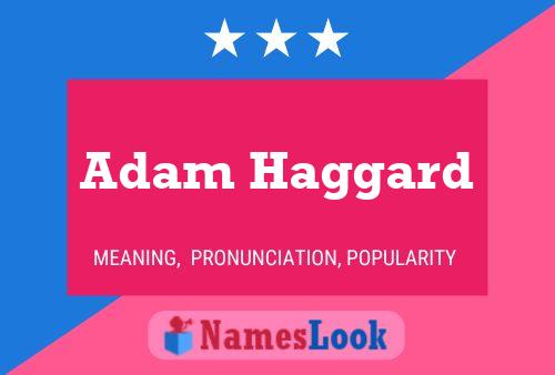 Poster del nome Adam Haggard