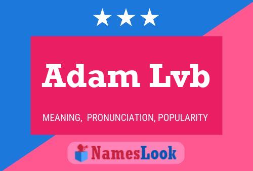 Poster del nome Adam Lvb