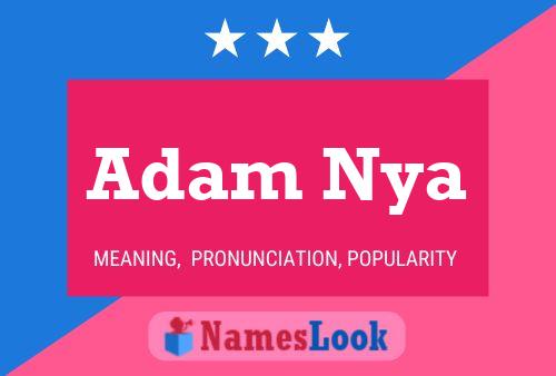 Poster del nome Adam Nya