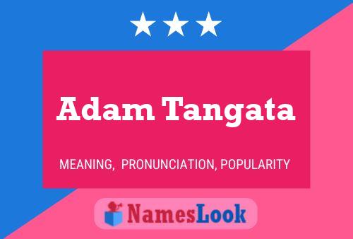 Poster del nome Adam Tangata