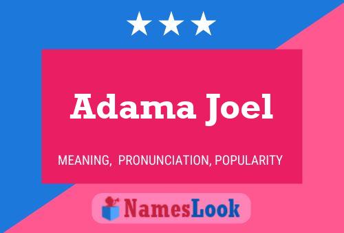 Poster del nome Adama Joel