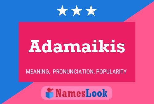 Poster del nome Adamaikis