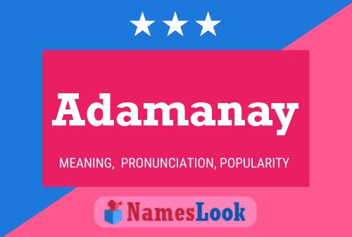 Poster del nome Adamanay