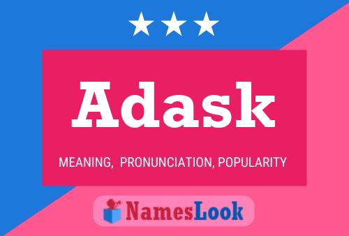 Poster del nome Adask