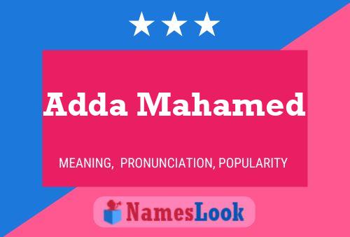 Poster del nome Adda Mahamed