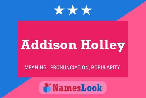 Poster del nome Addison Holley