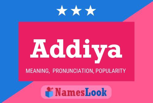 Poster del nome Addiya