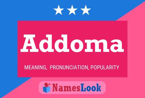 Poster del nome Addoma