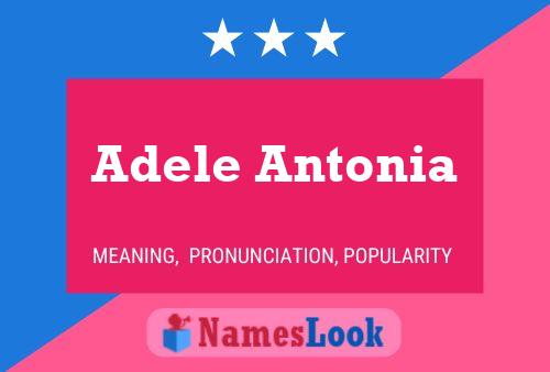 Poster del nome Adele Antonia