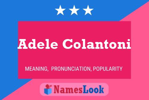 Poster del nome Adele Colantoni