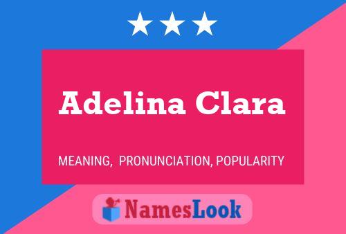 Poster del nome Adelina Clara