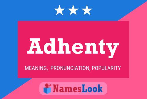 Poster del nome Adhenty