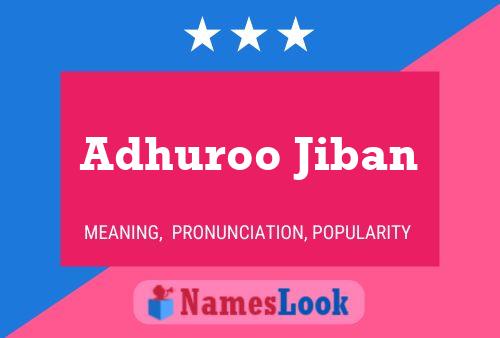 Poster del nome Adhuroo Jiban