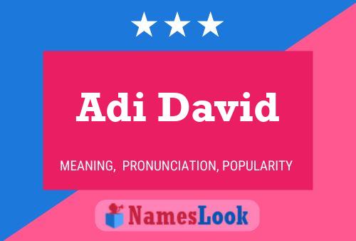 Poster del nome Adi David