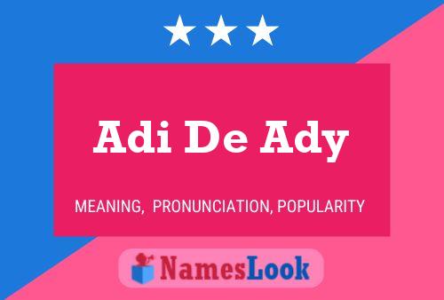 Poster del nome Adi De Ady