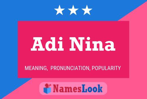 Poster del nome Adi Nina