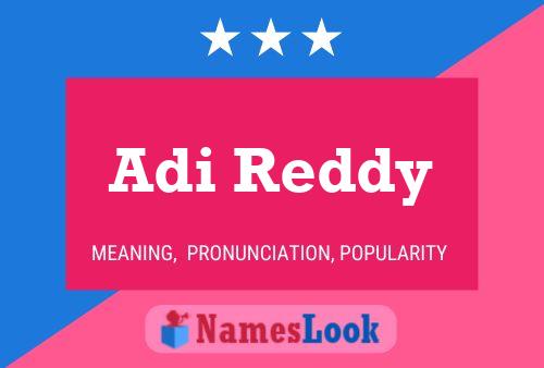 Poster del nome Adi Reddy