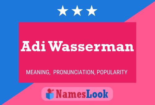 Poster del nome Adi Wasserman