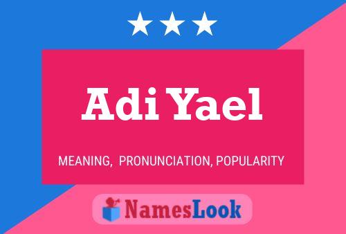 Poster del nome Adi Yael